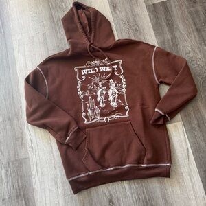 Brown Wild West Hoodie